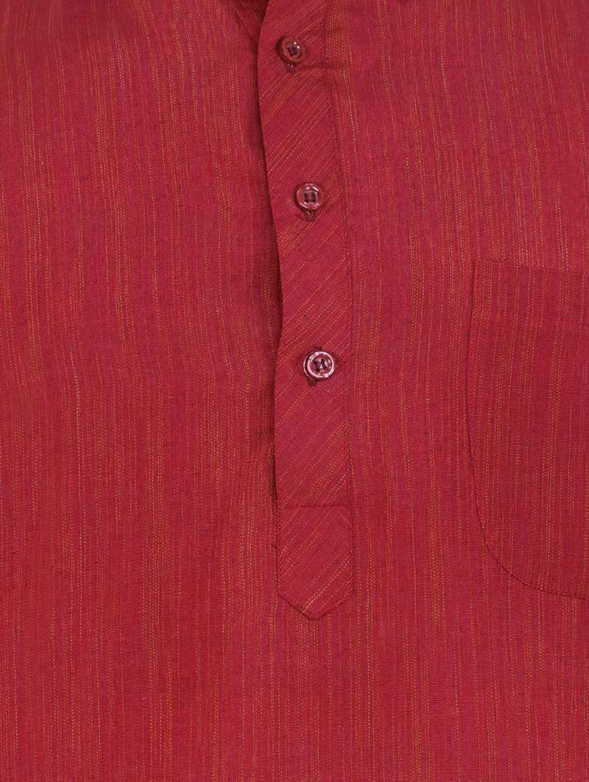men self design mandarin neck long kurta - 21537948 -  Standard Image - 4
