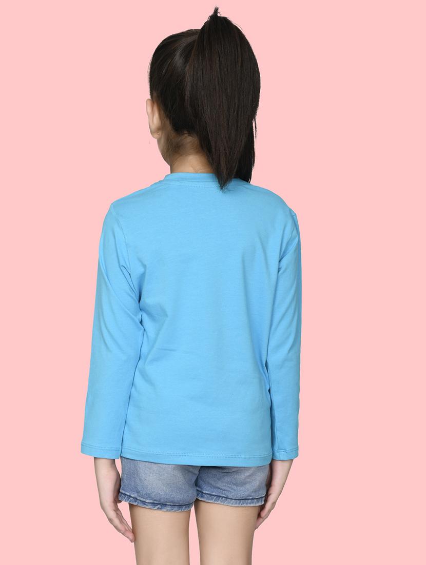 girls placement print long sleeve tee - 21538417 - Standard Image - 1