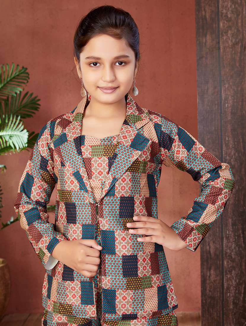 girls printed trouser set - 21538505 -  Standard Image - 4
