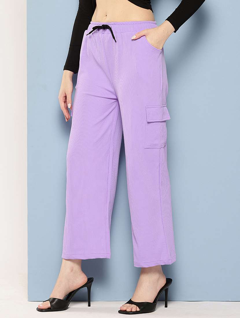 women solids high rise cargo - 21538558 -  Standard Image - 1