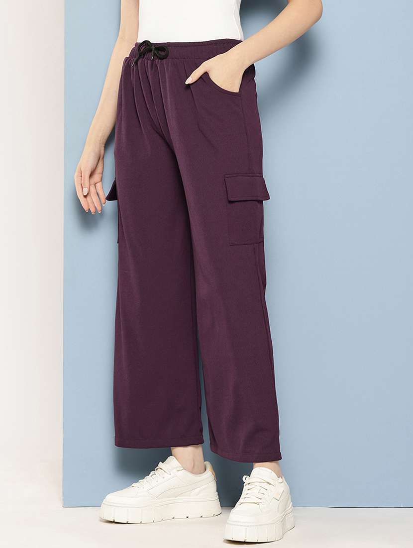 women solids high rise cargo - 21538560 -  Standard Image - 1