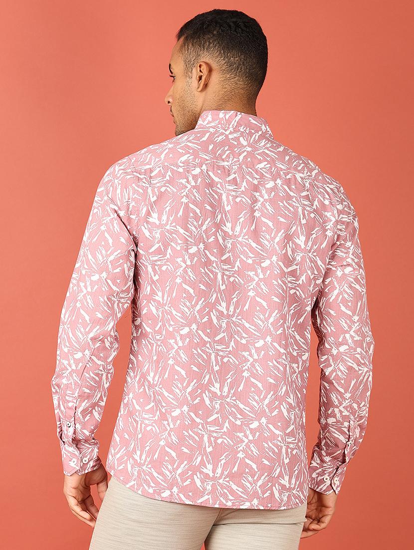 men printed long sleeve casual shirt - 21538591 - Standard Image - 4