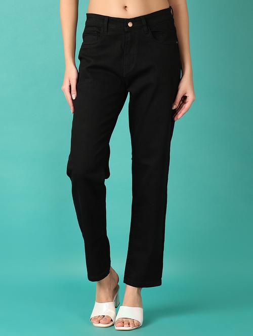 women plain mid rise denim jeans - 21538628 - Standard Image - 0