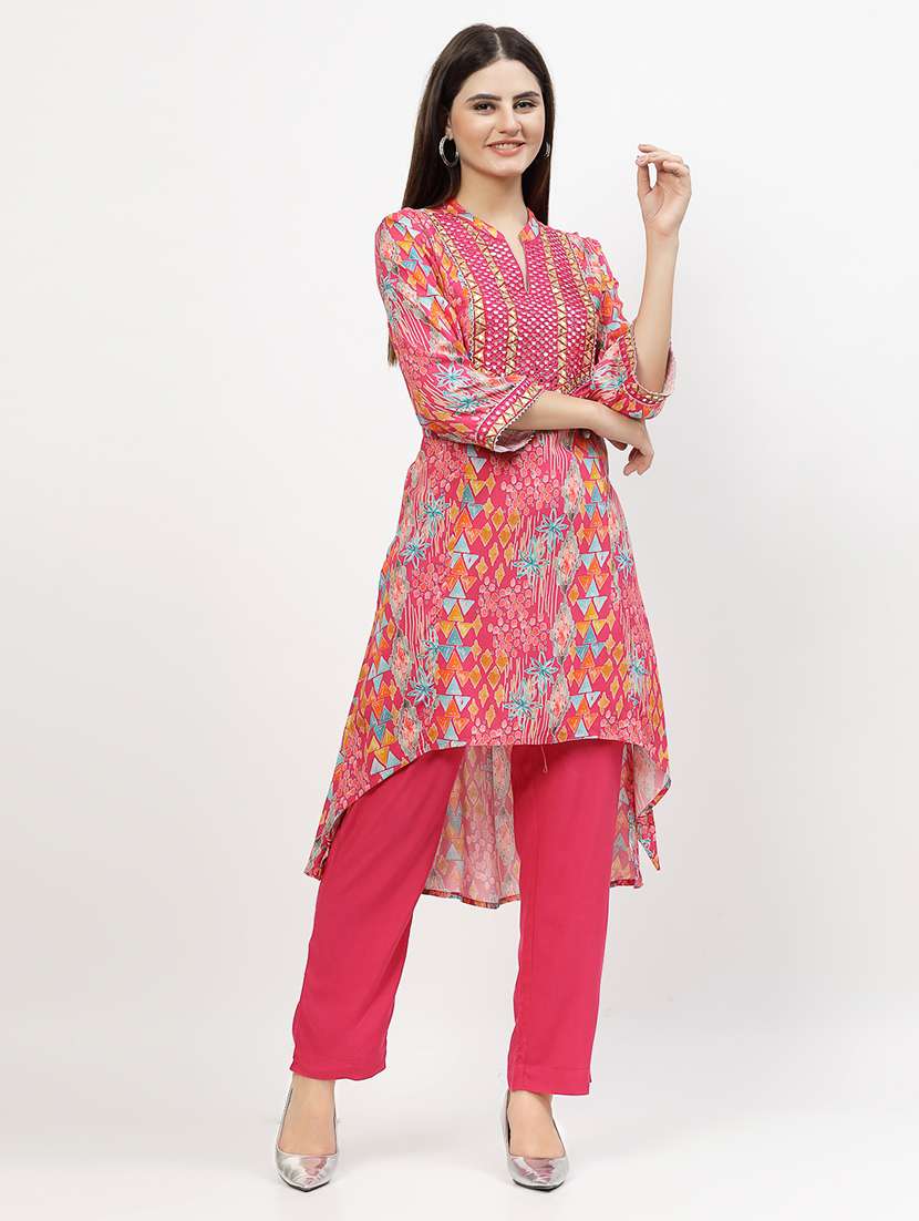 women embroidered detailed kurta pant set - 21539116 - Zoom Image - 0