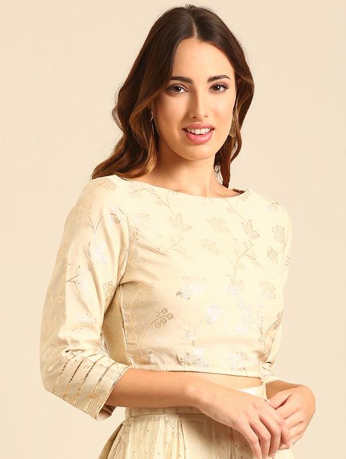 women self design stitched blouse - 21539117 -  Standard Image - 0