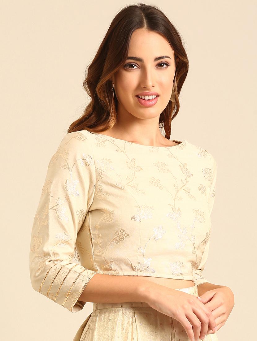 women self design stitched blouse - 21539117 -  Zoom Image - 0
