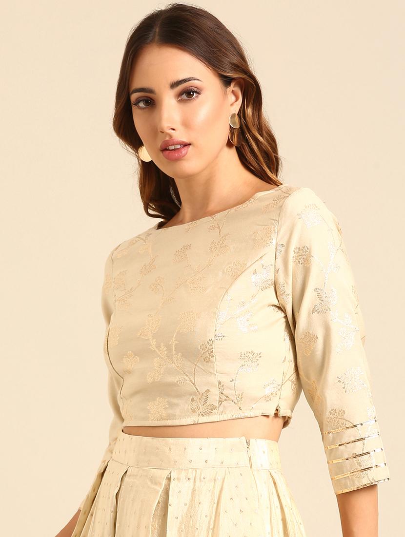women self design stitched blouse - 21539117 -  Standard Image - 1