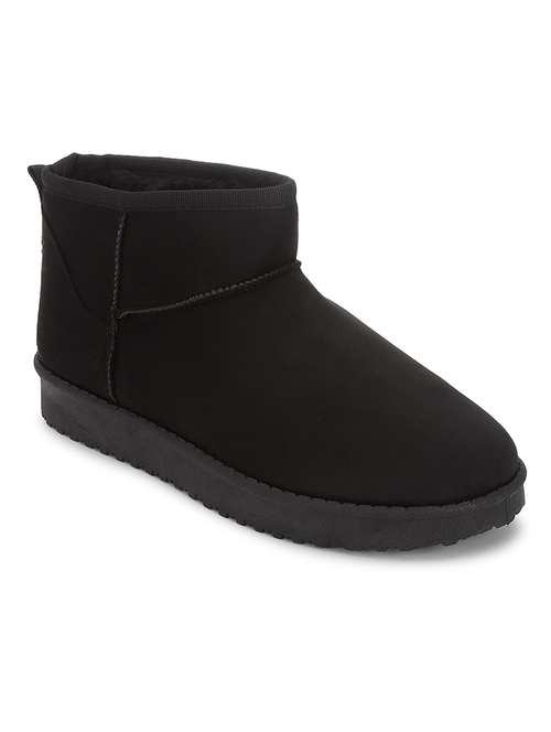 women solid ankle length boots - 21539179 - Standard Image - 0