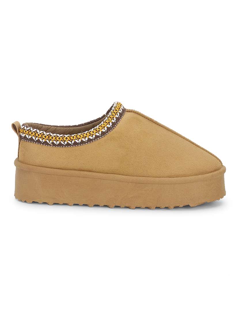 women solid slip on casual shoes - 21539184 - Standard Image - 1