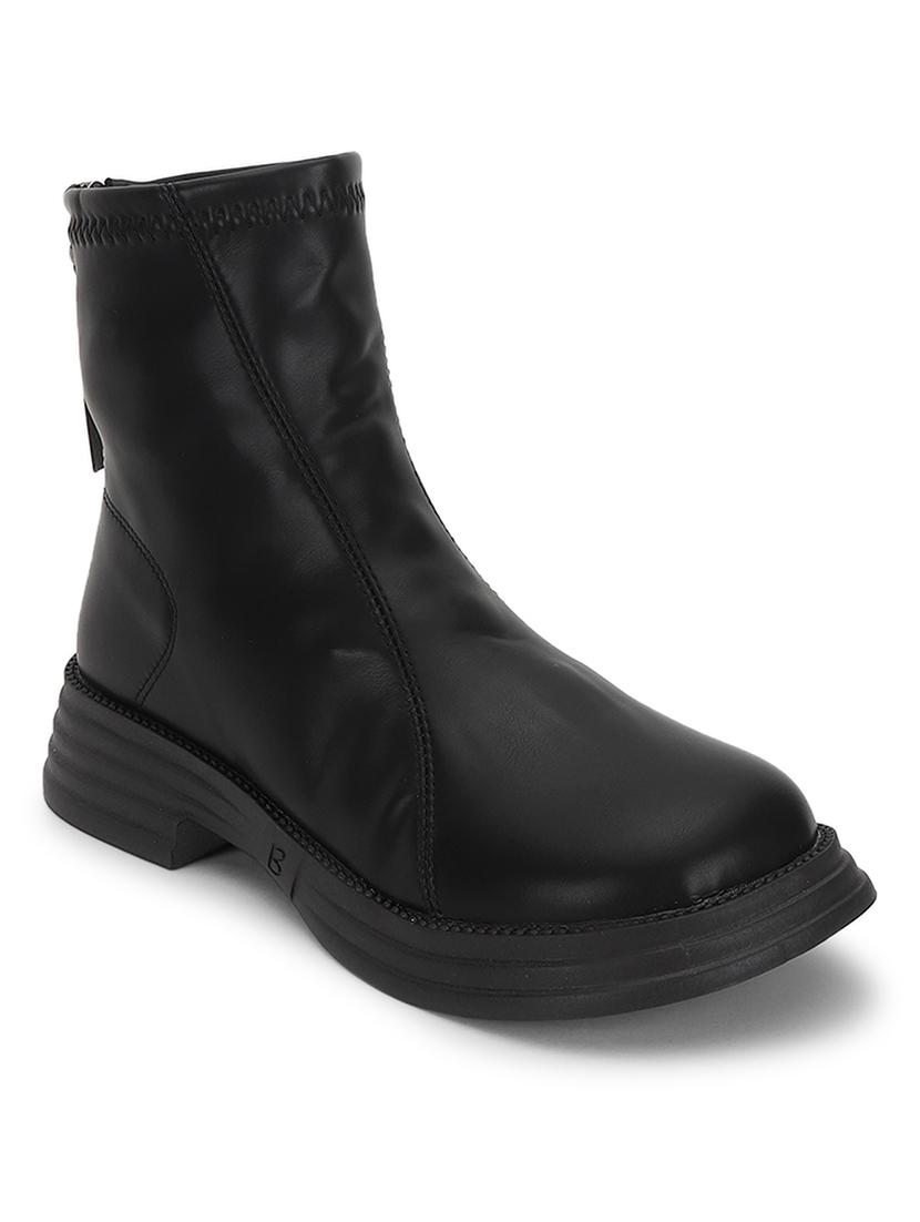 women solid ankle length boots - 21539185 - Zoom Image - 0