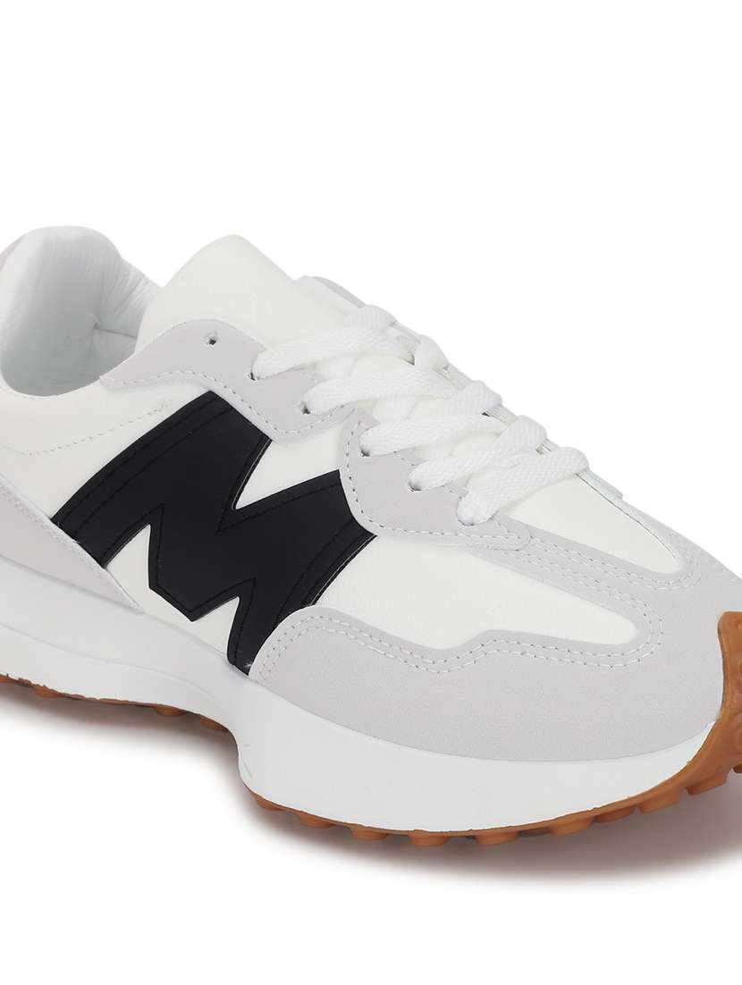 women colourblocked lace up casual shoes - 21539194 -  Standard Image - 6