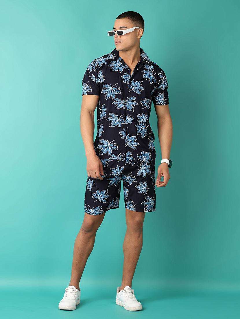 men printed short sleeve casual shirt - 21539468 -  Standard Image - 4