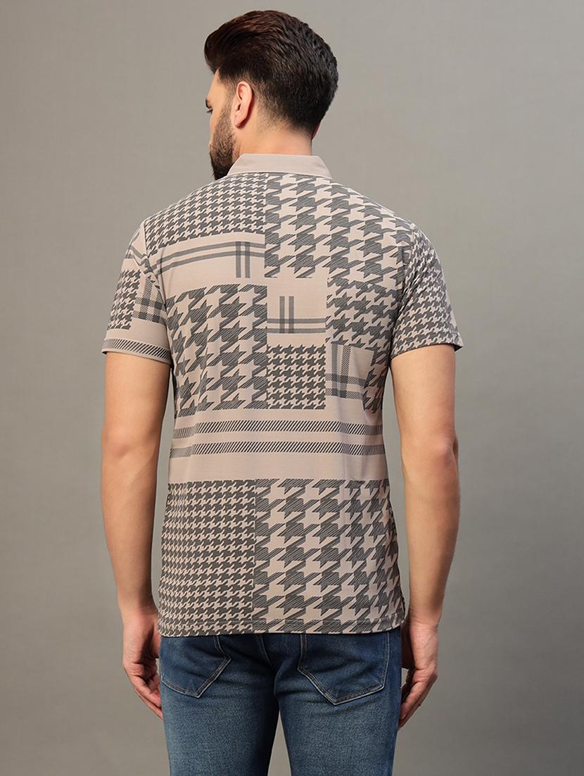 men printed short sleeves t-shirt - 21539477 - Standard Image - 1