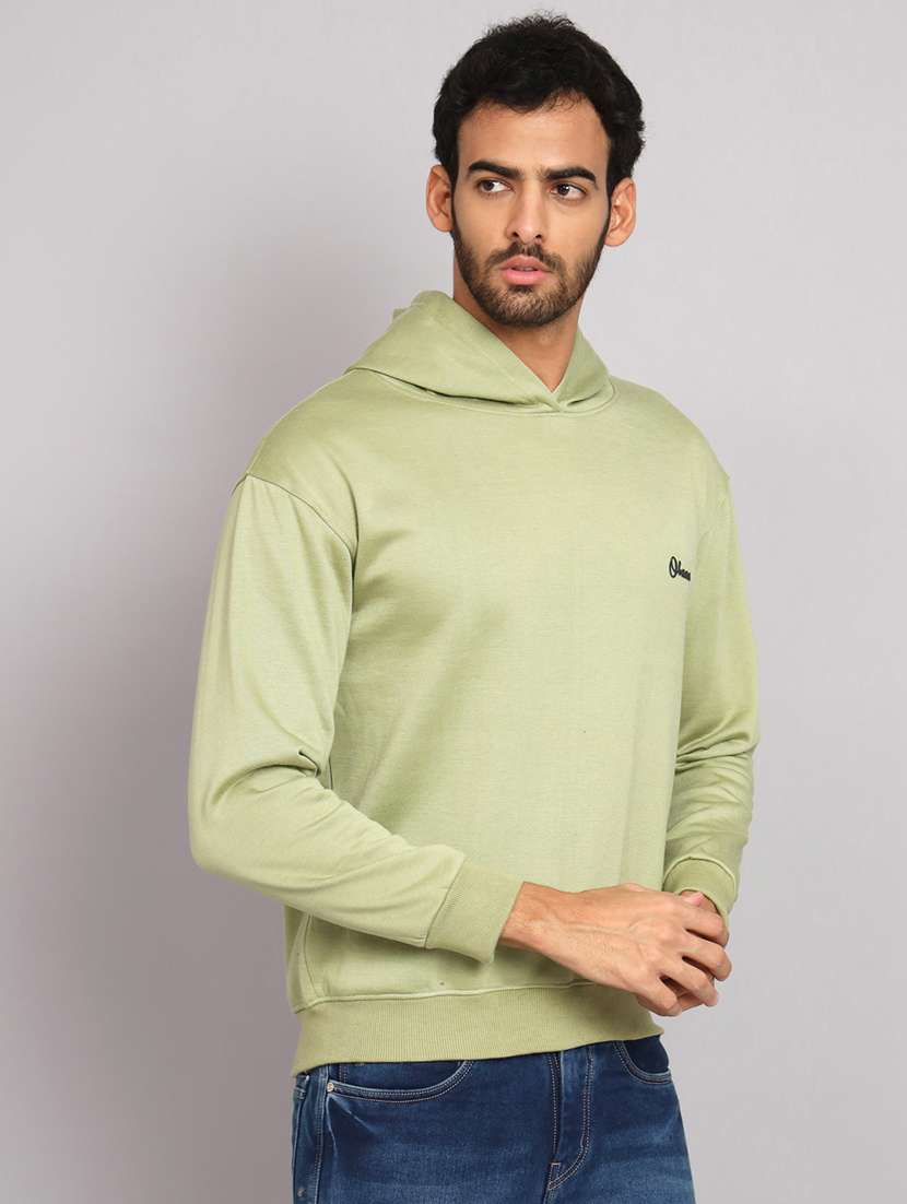 men long sleeves plain sweatshirt - 21539516 - Standard Image - 1