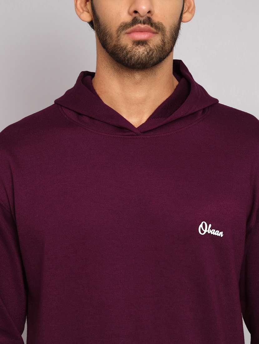 men long sleeves plain sweatshirt - 21539517 - Standard Image - 4