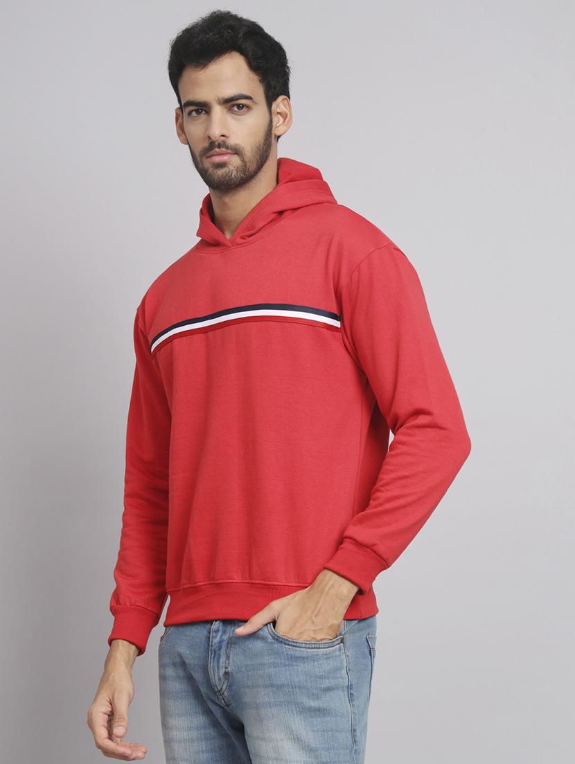 men chest printed hooded sweatshirt - 21539529 - Standard Image - 1