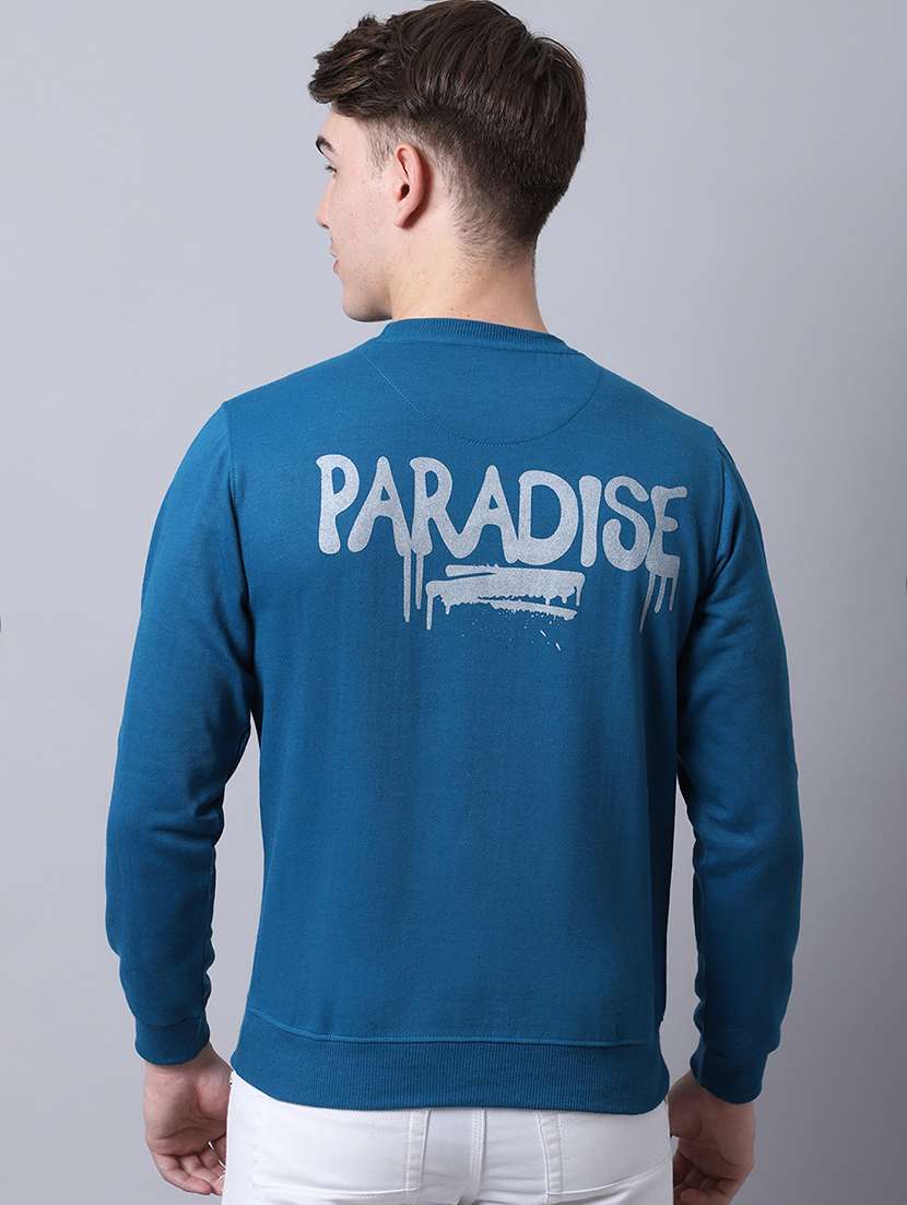 men long sleeves front & back print sweatshirt - 21539737 - Standard Image - 1