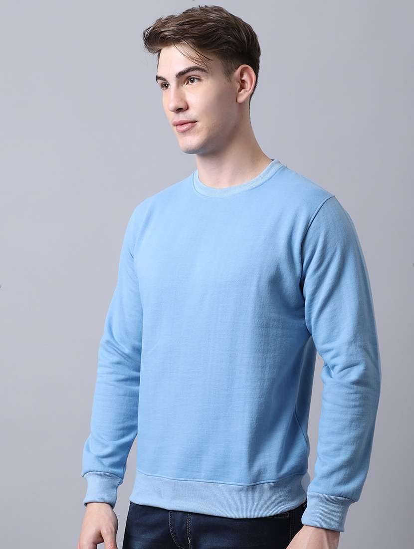 men long sleeves plain sweatshirt - 21539754 -  Standard Image - 1