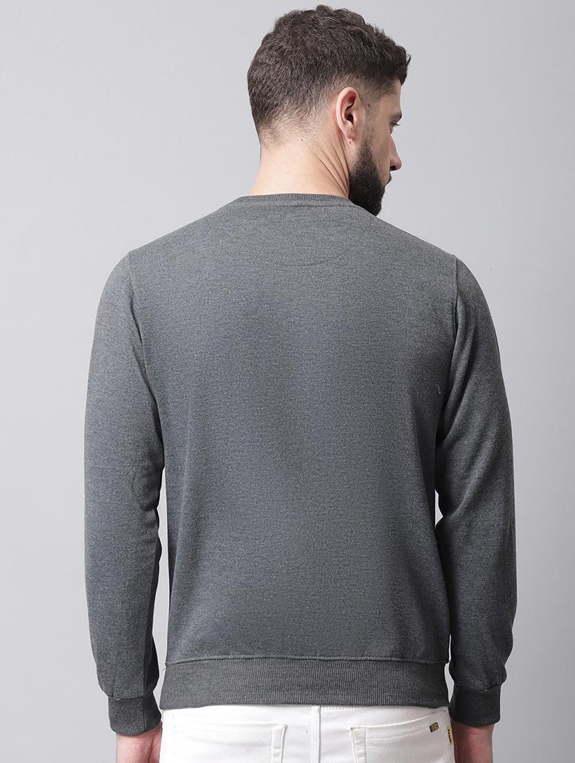 men long sleeves front print sweatshirt - 21539847 - Standard Image - 1