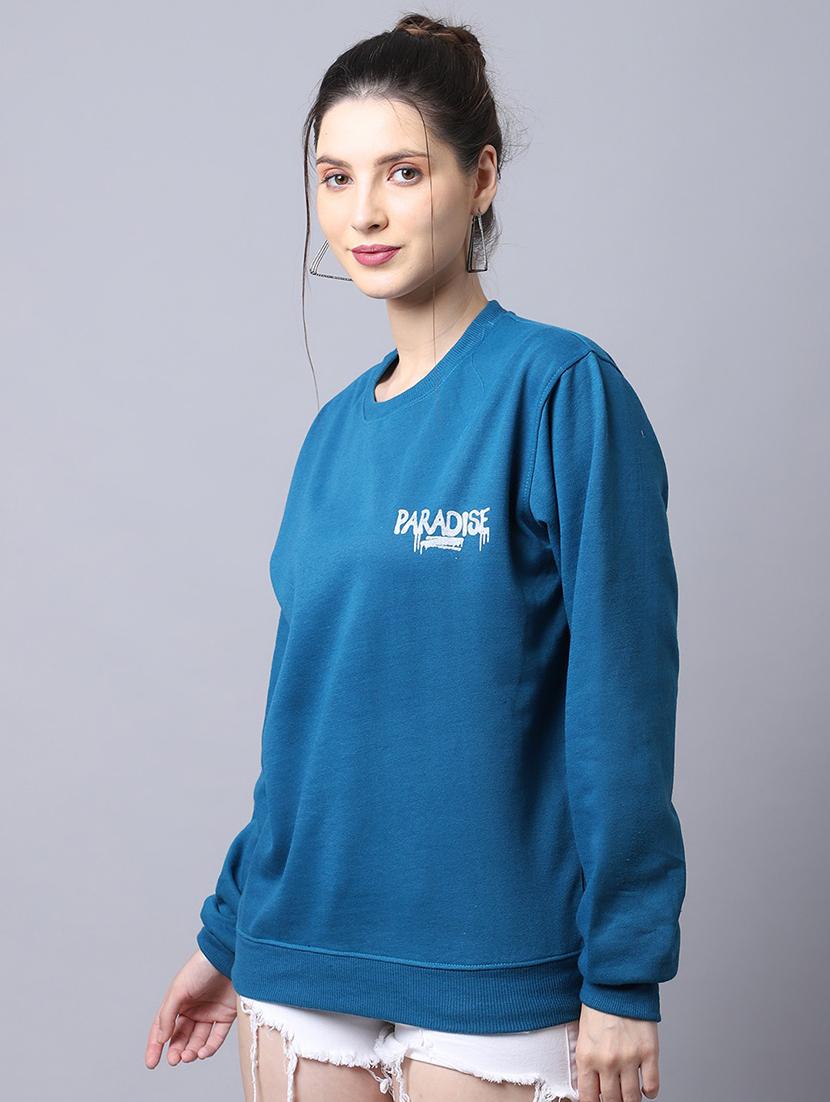 women long sleeves front & back print sweatshirt - 21539913 - Standard Image - 1