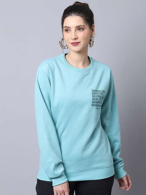 women long sleeves front & back print sweatshirt - 21539916 -  Standard Image - 0