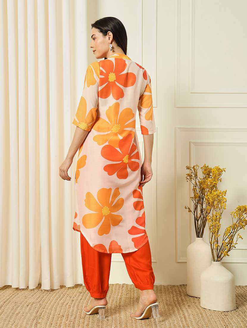 women floral kurta salwar set  - 21542029 -  Standard Image - 1
