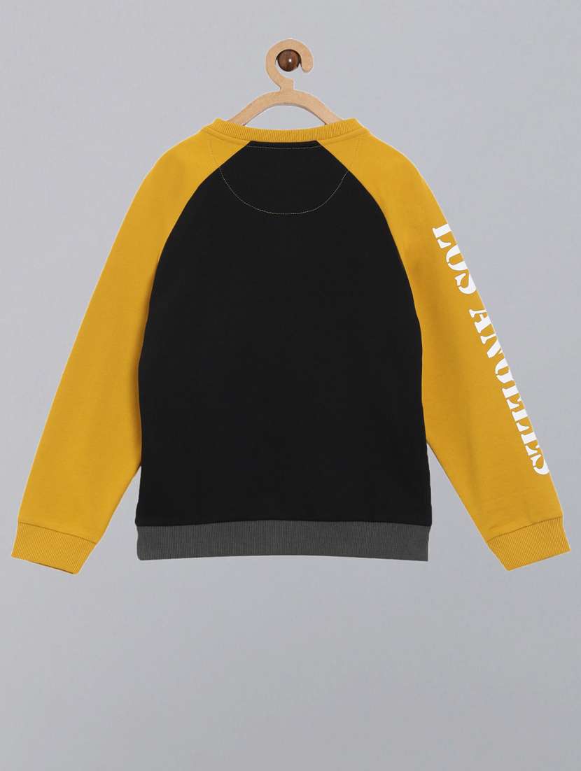 boys long sleeve color block sweatshirt - 21542489 -  Standard Image - 1