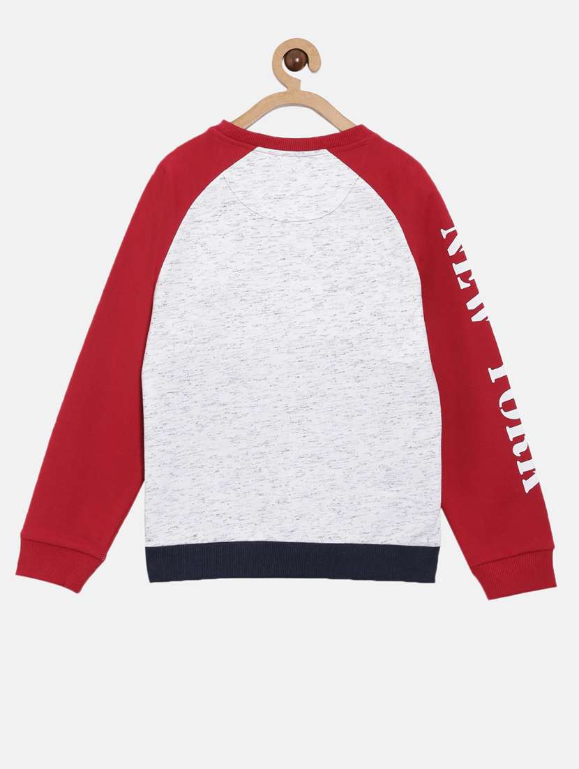 boys long sleeve color block sweatshirt - 21542490 -  Standard Image - 1
