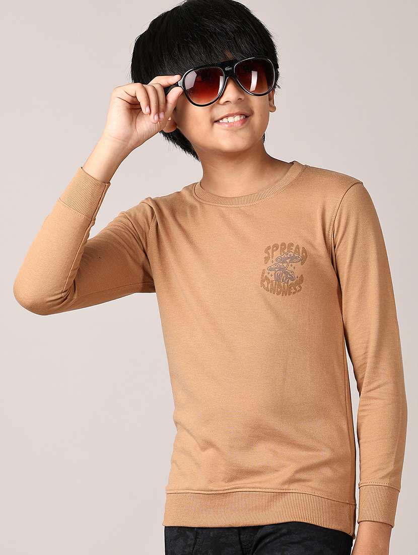 boys printed long sleeves t-shirt - 21542656 -  Standard Image - 1