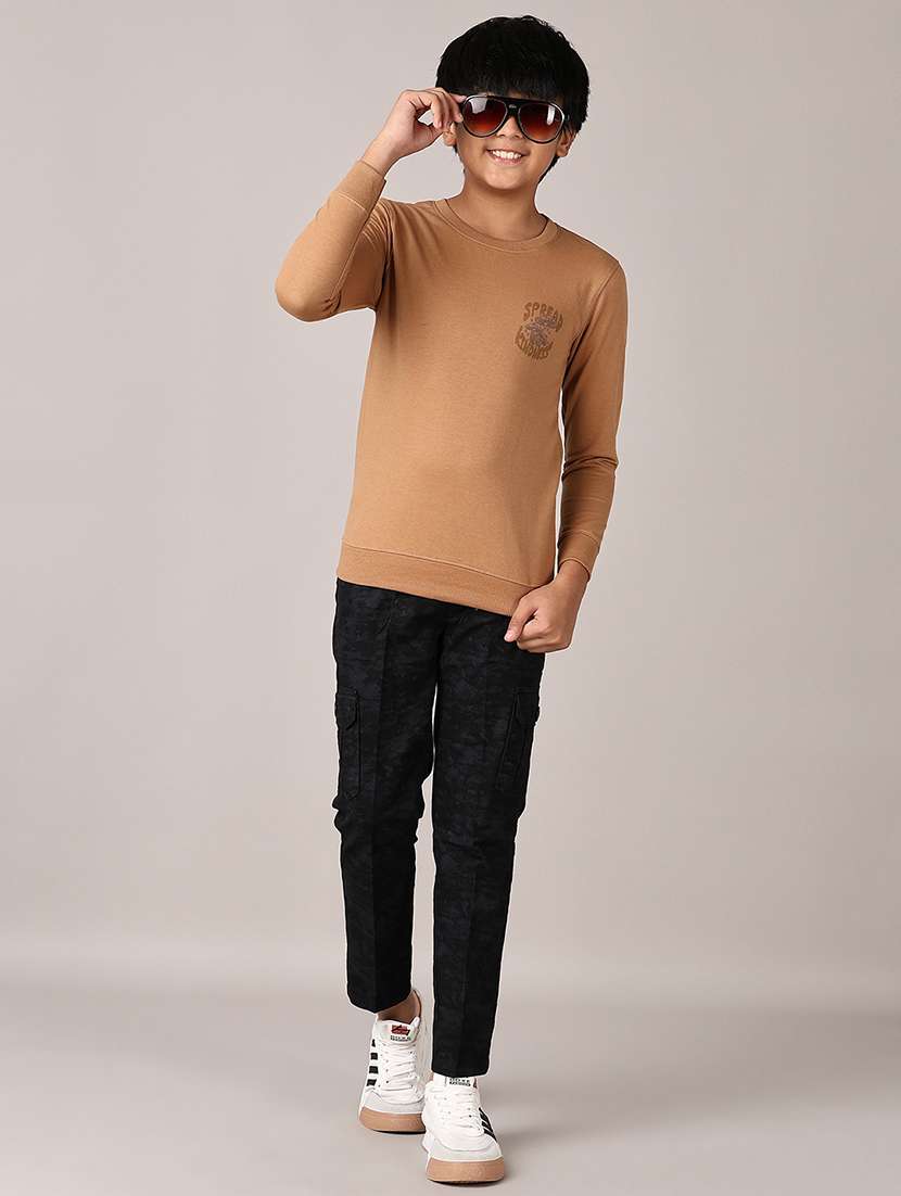 boys printed long sleeves t-shirt - 21542656 -  Standard Image - 4