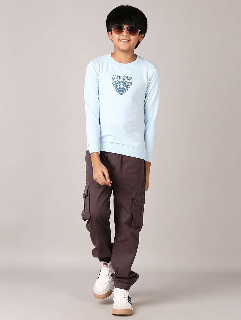 boys printed long sleeves t-shirt - 21542657 -  Standard Image - 4
