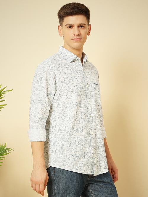 blue cotton casual shirt - 21542994 -  Standard Image - 0