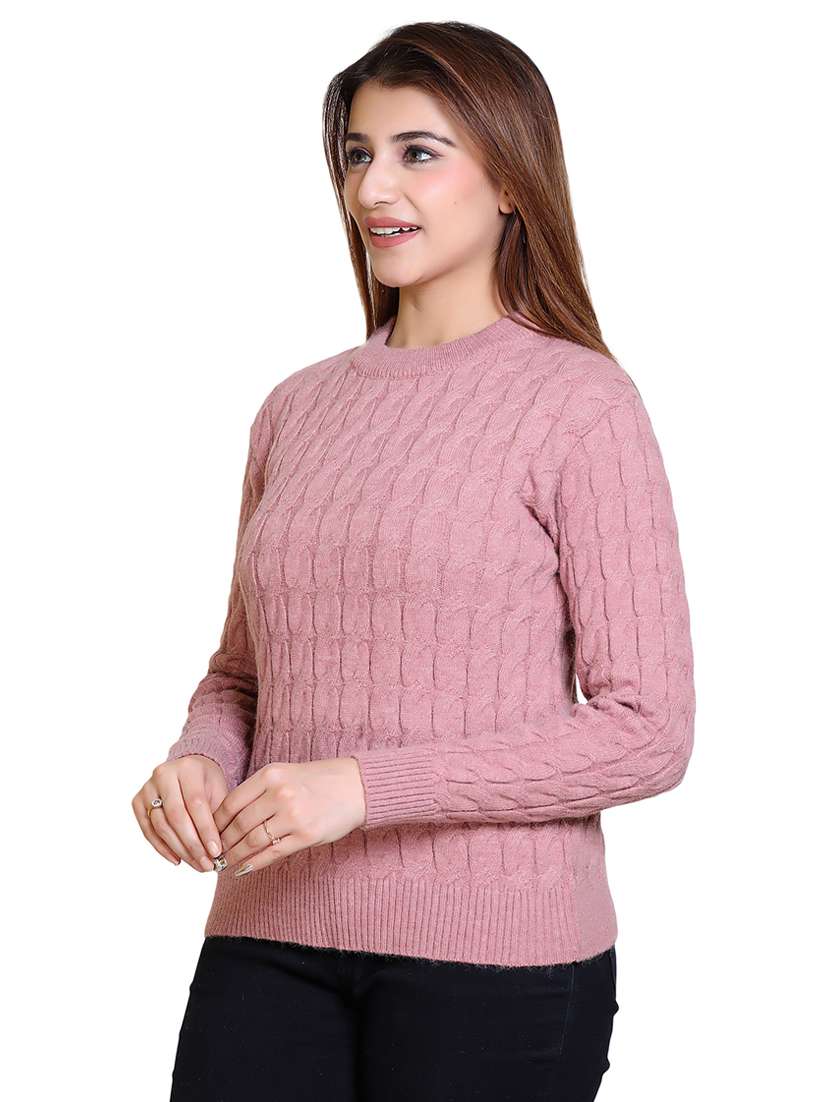 women self designed long sleeve pullover - 21543016 -  Standard Image - 1