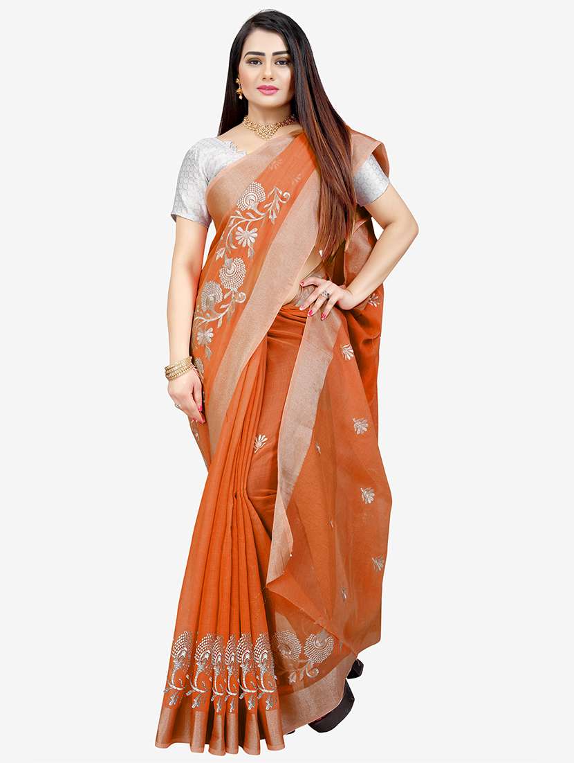 women pack of 2 self design combo sarees - 21543979 -  Standard Image - 1