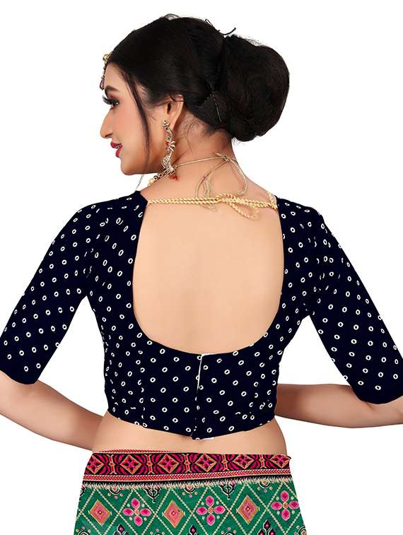 women green printed saree - 21544076 -  Standard Image - 4