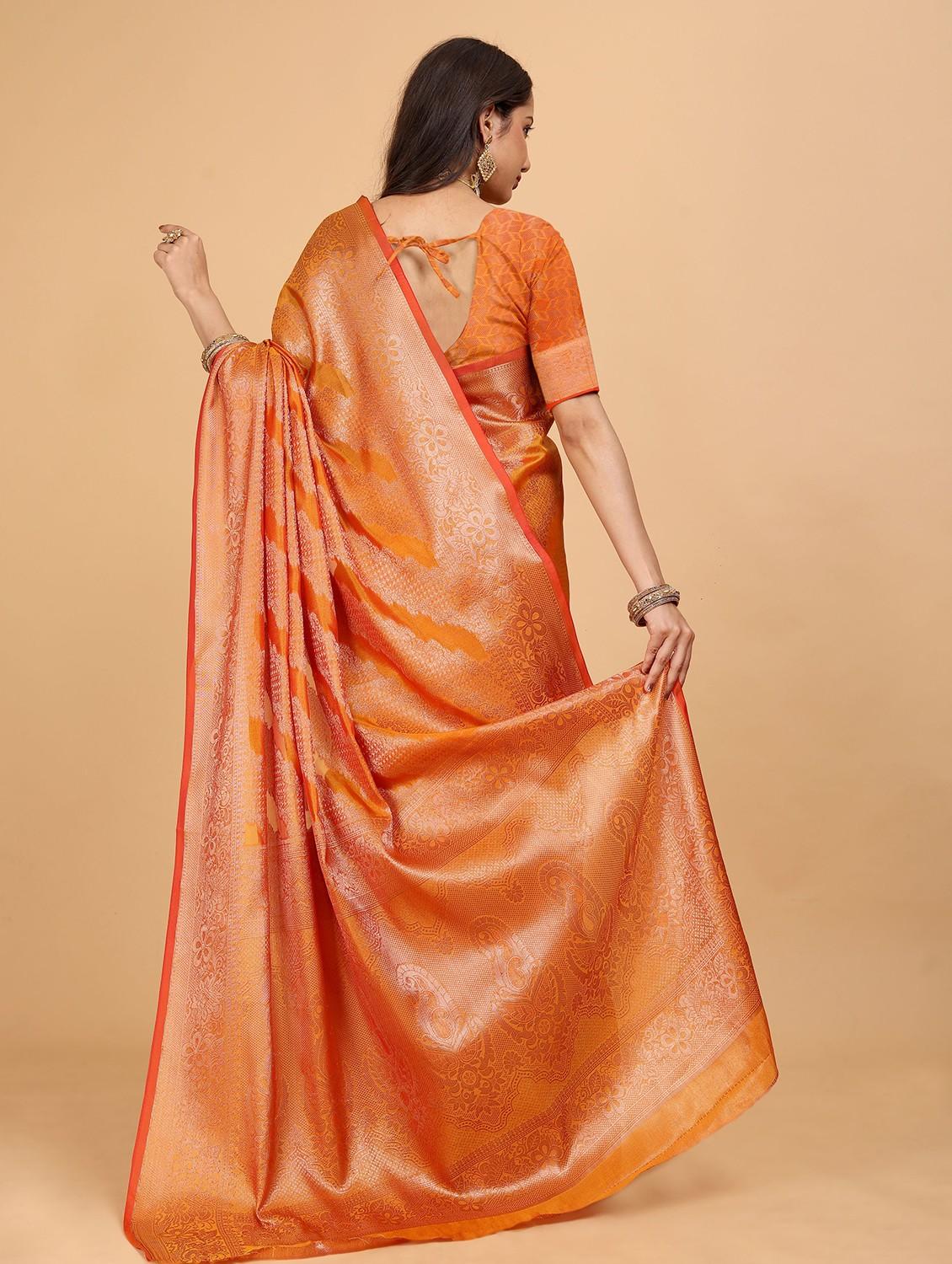 women self design baluchari saree with blouse - 21544201 - Standard Image - 1