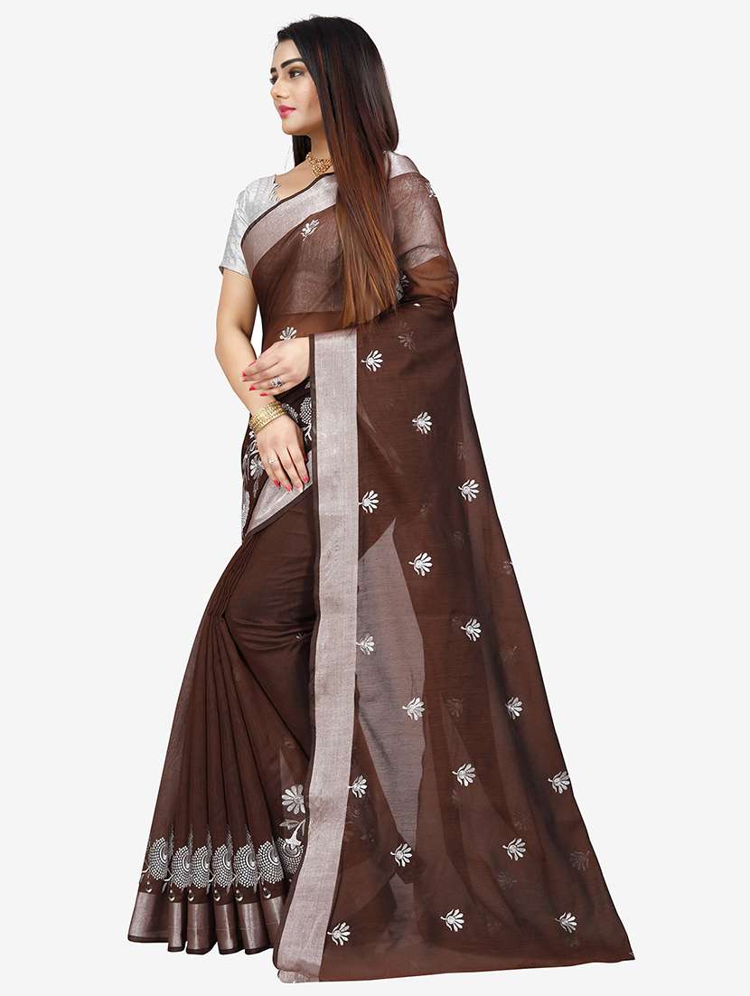 women pack of 2 self design combo sarees - 21544209 -  Standard Image - 1