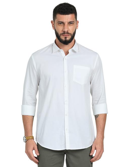 men solid long sleeve casual shirt - 21544287 - Standard Image - 0