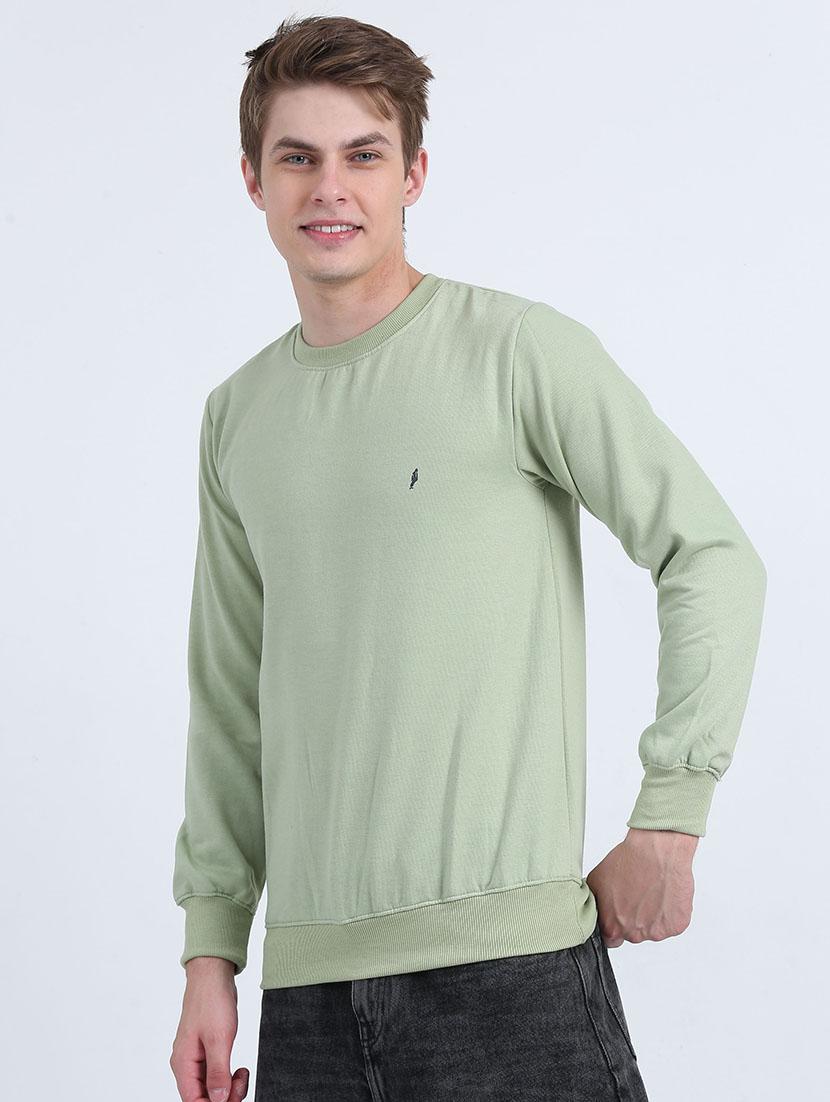 men solid long sleeve sweatshirt - 21544302 - Standard Image - 1