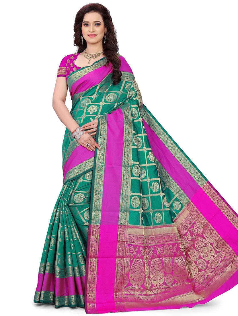 women self design banarasi saree