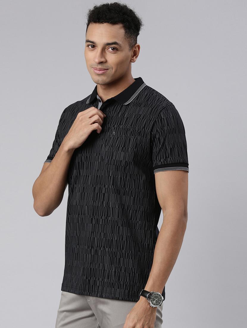 men polo neck printed t-shirt - 21544713 - Standard Image - 1