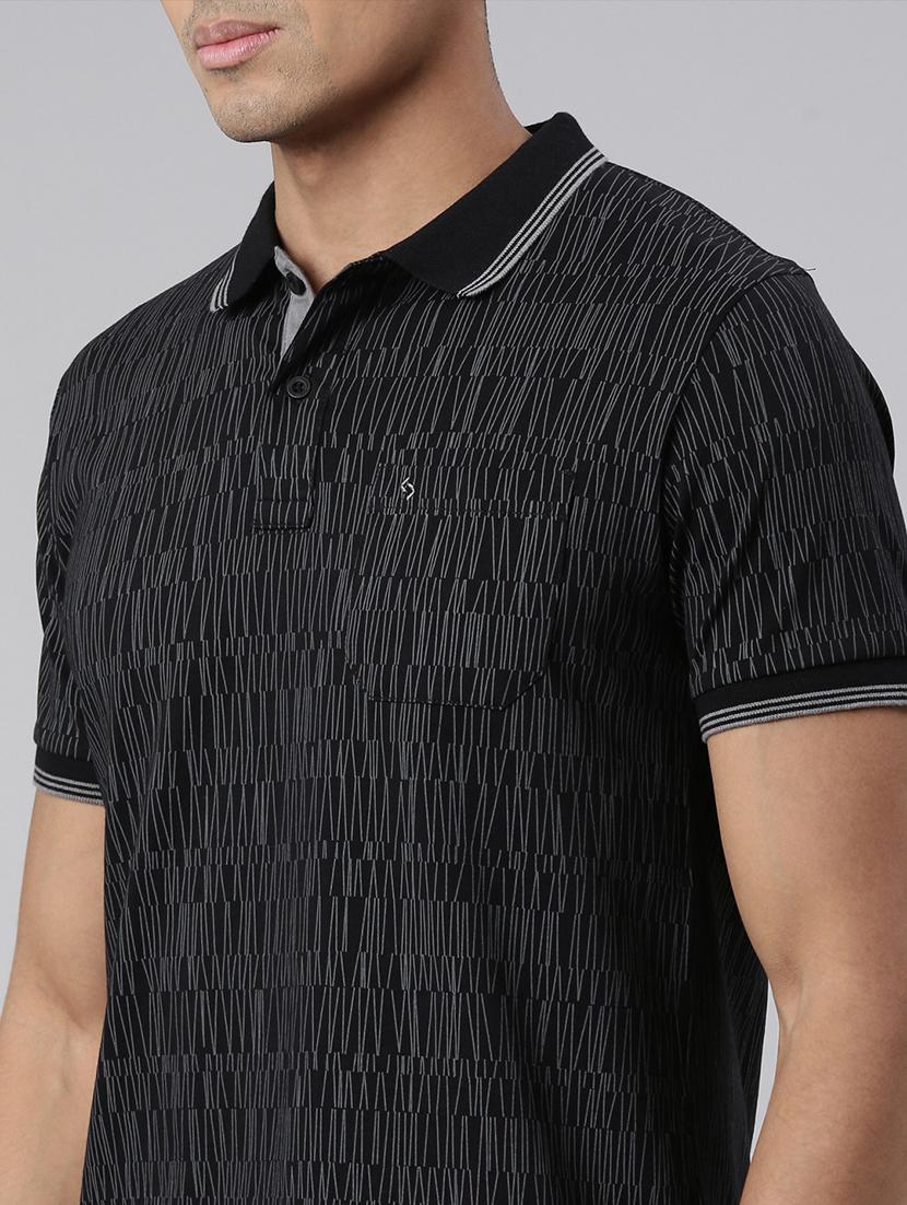 men polo neck printed t-shirt - 21544713 - Standard Image - 4