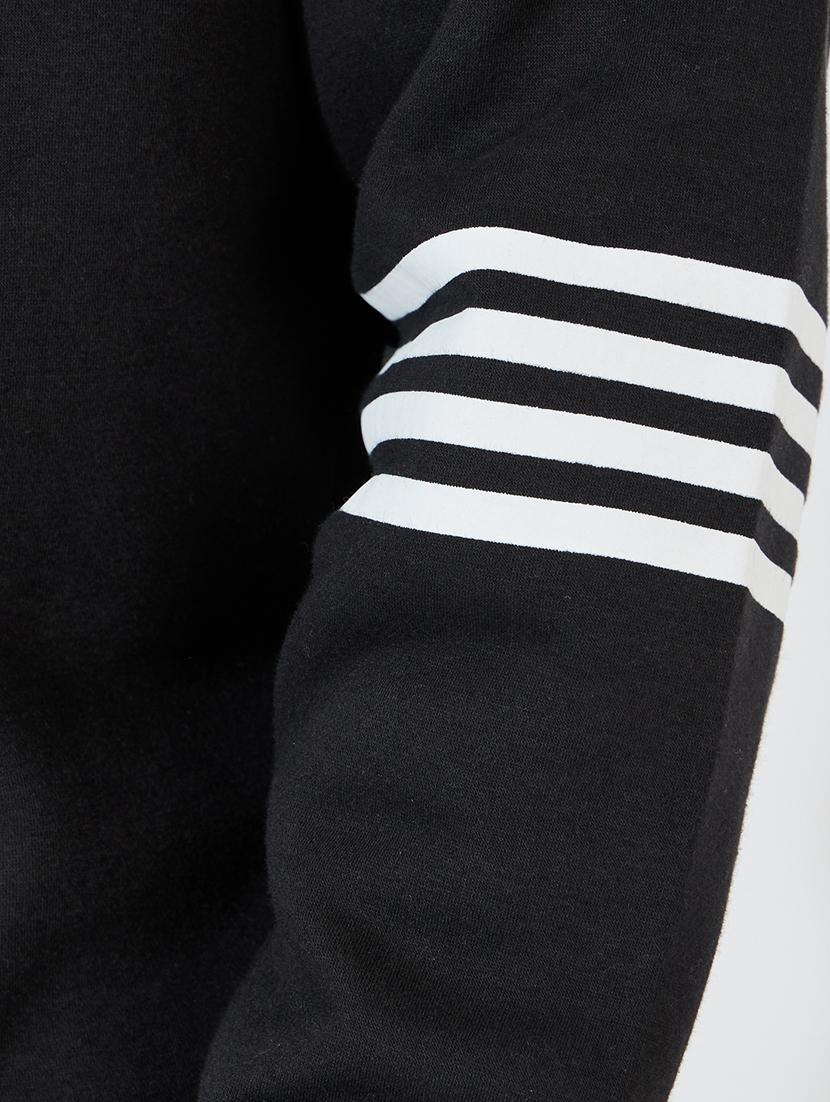 men hooded placement print sweatshirt - 21544821 - Standard Image - 4