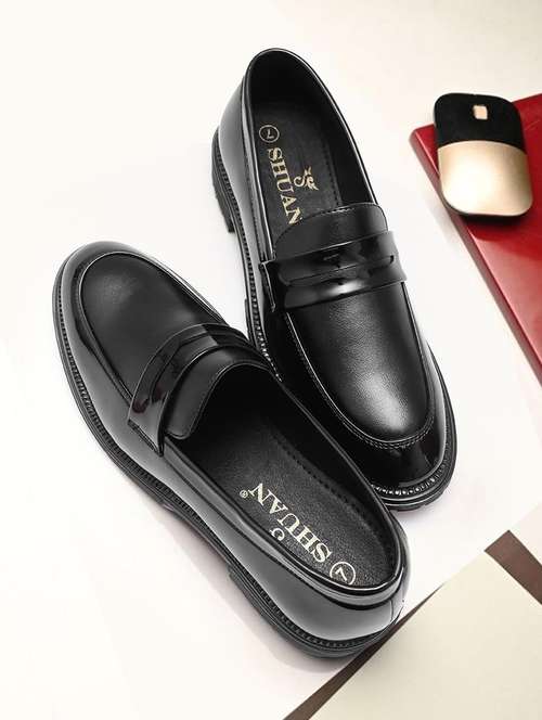 men black solid slip on - 21544908 - Standard Image - 0