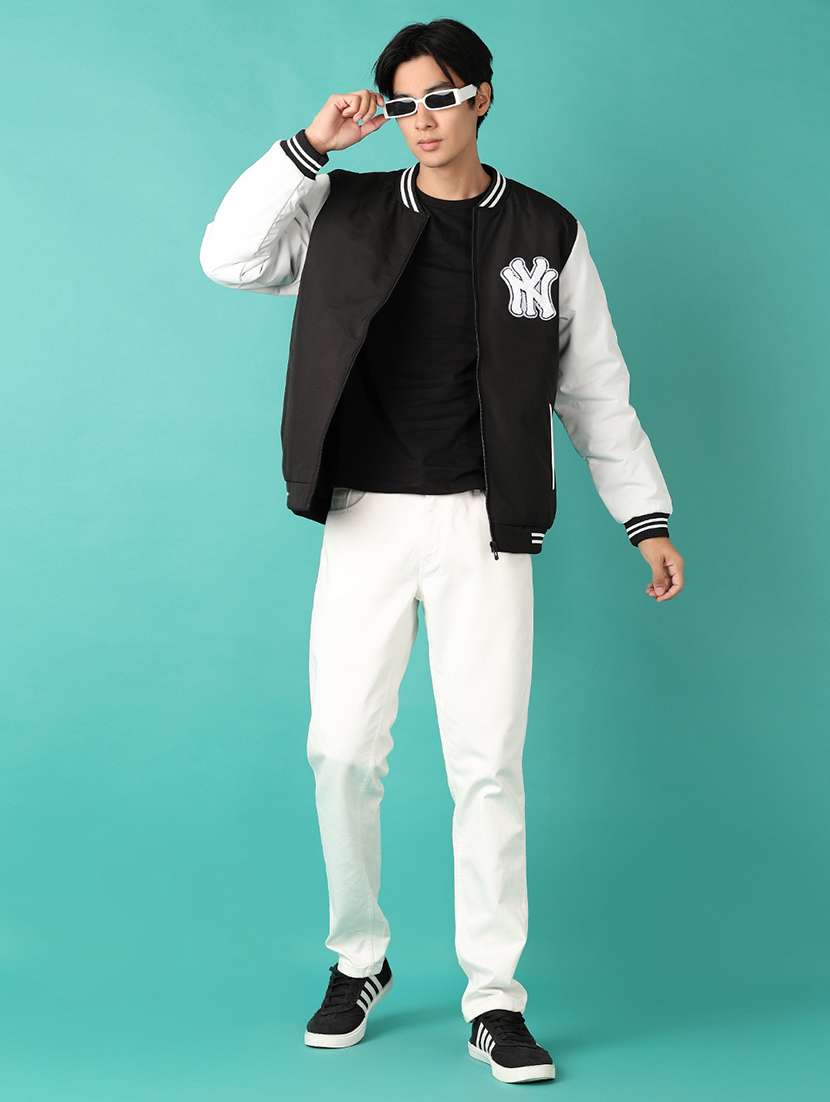 men long sleeves varsity jacket jacket - 21544999 -  Standard Image - 4