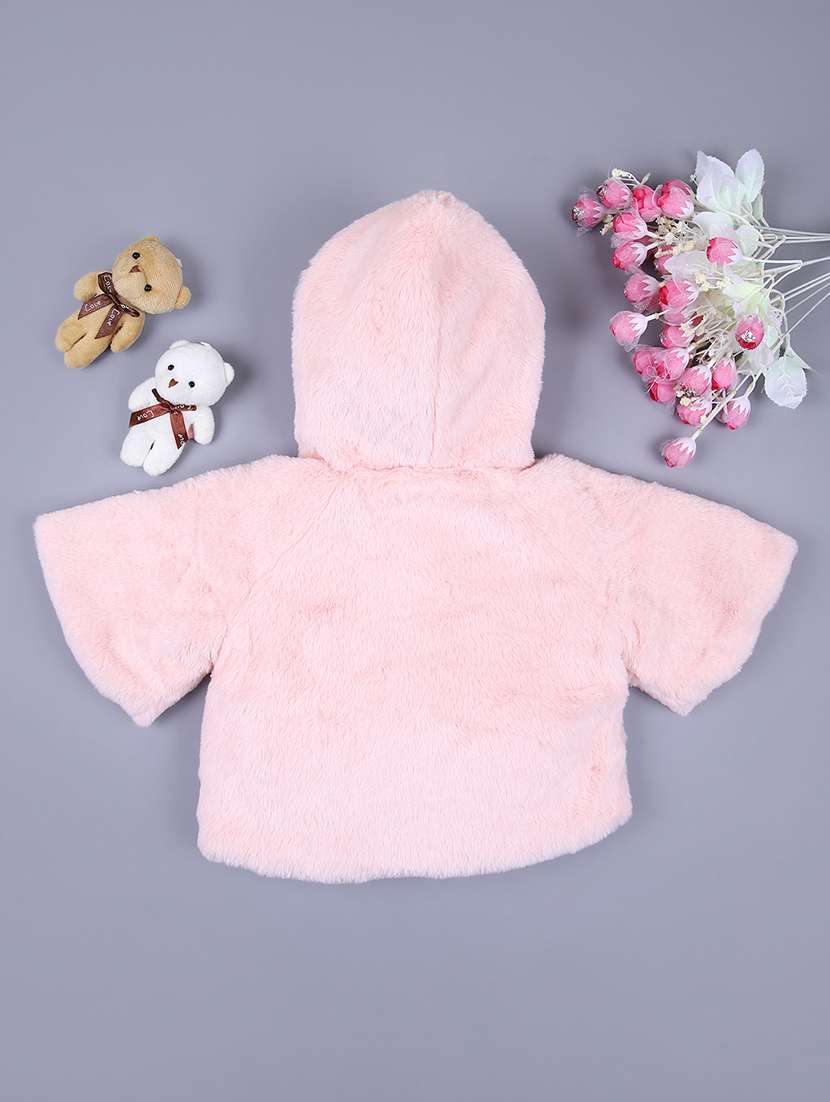 kids solid hooded jacket - 21545002 -  Standard Image - 1