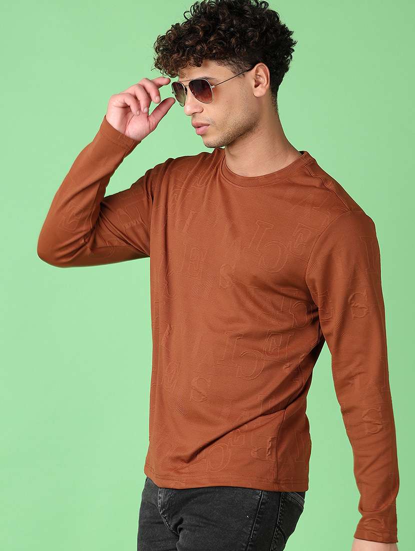 men solid long sleeve t-shirt - 21545015 -  Standard Image - 1