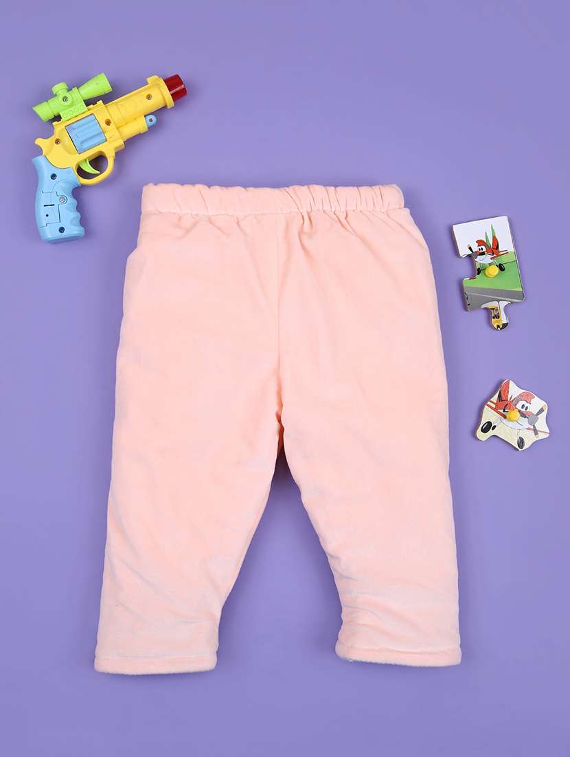 boys peach solid pyjama - 21545055 -  Standard Image - 1