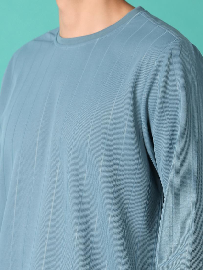 men long sleeves plain t-shirt - 21545068 - Standard Image - 4