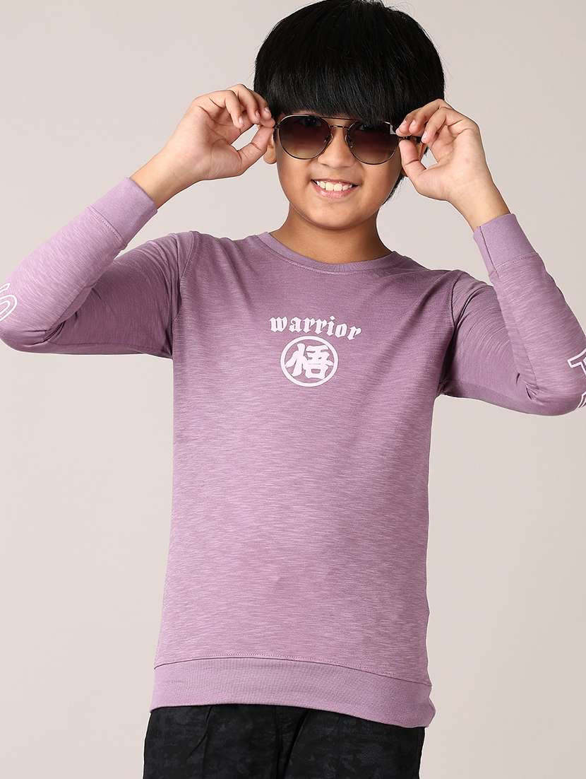 boys printed long sleeves t-shirt - 21545119 -  Standard Image - 1